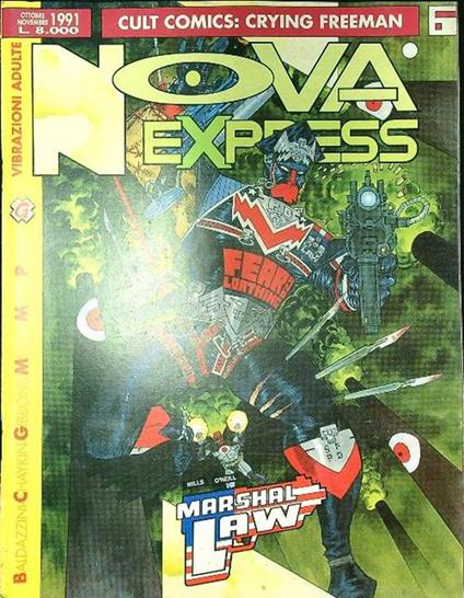 Nova Express n. 6/ottobre-novembre 1991 - copertina
