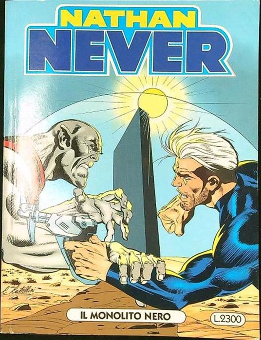 Nathan Never n. 2/luglio 1991: Il monolito nero - copertina