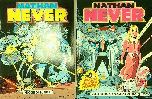 Nathan Never n. 19/dicembre 1992: L'undicesimo comandamento - Giochi di guerra - copertina