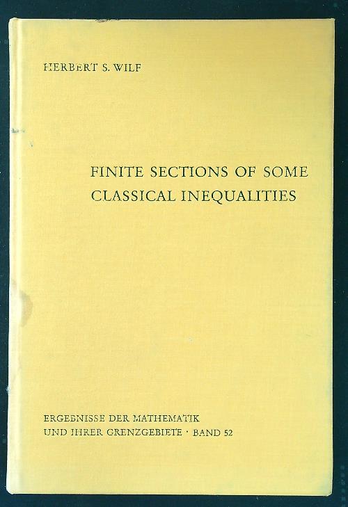 Finite sections of some classical inequalities