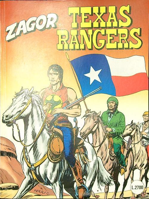 Zagor n. 414/ottobre 1995: Texas Rangers - Mauro Boselli - copertina