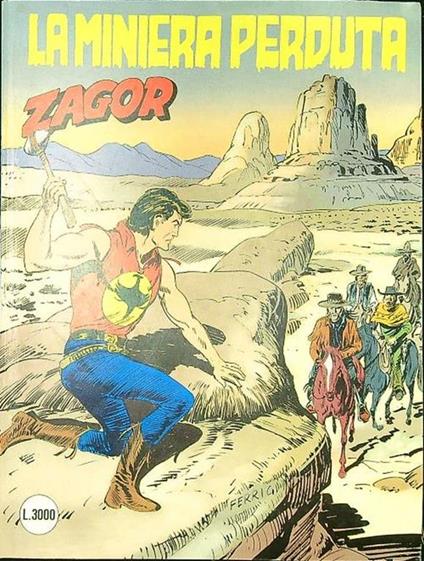 Zagor n. 415/novembre 1995: La miniera perduta - Mauro Boselli - copertina