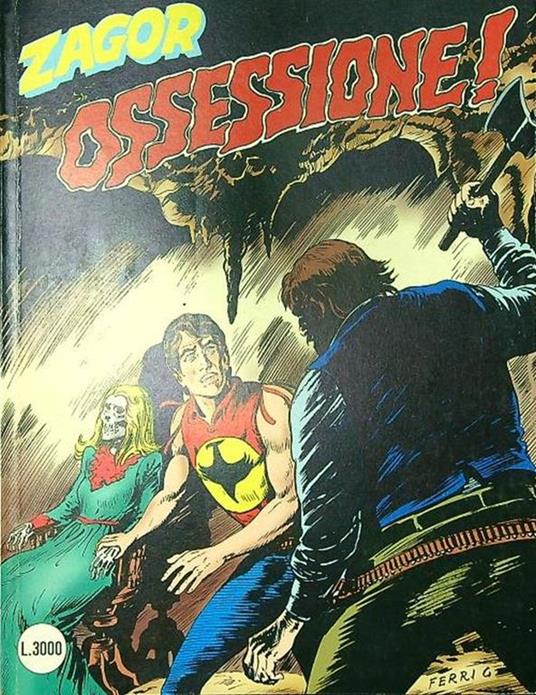 Zagor n. 432/aprile 1997: Ossessione! - Mauro Boselli - copertina