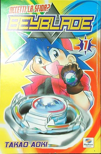 Beyblade 1 - Takao Aoki - copertina