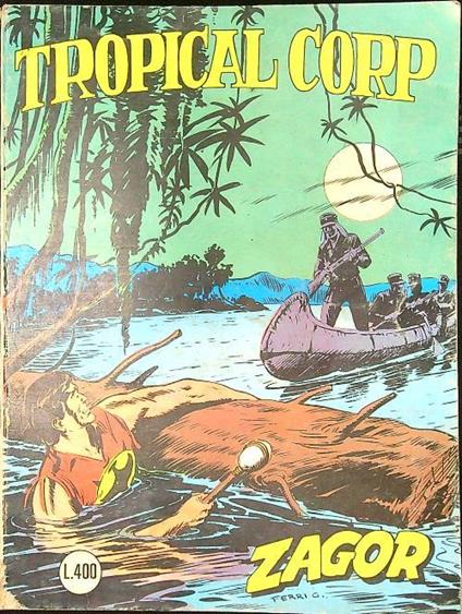 Zagor n. 206/giugno 1978: Tropical corp - copertina