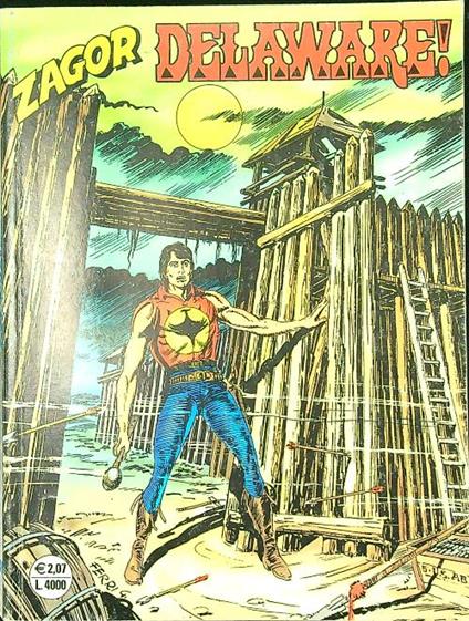 Zagor n. 489/gennaio 2002: Delaware! - copertina