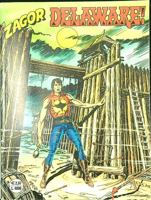 Zagor n. 489/gennaio 2002: Delaware! - copertina