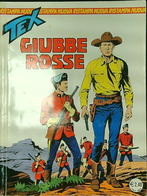 Tex (Ristampa Nuova) n. 124/novembre 2004: Giubbe Rosse - Gianluigi Bonelli - copertina