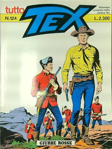 Tutto Tex n. 124/1992: Giubbe Rosse - copertina
