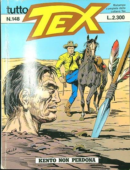 Tutto Tex n. 148/1993: Kento non perdona - Gianluigi Bonelli - copertina