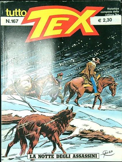 Tutto Tex n. 167/1994: La notte degli assassini - Gianluigi Bonelli - copertina