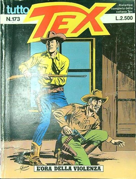 Tutto Tex n. 173/1994: L'ora della violenza - Gianluigi Bonelli - copertina