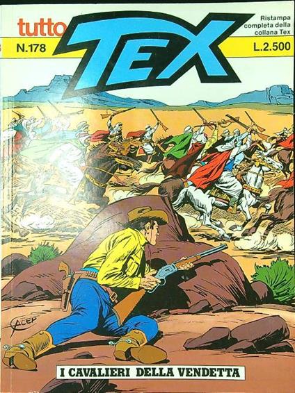 Tutto Tex n. 178/1994: I cavalieri della vendetta - Gianluigi Bonelli - copertina