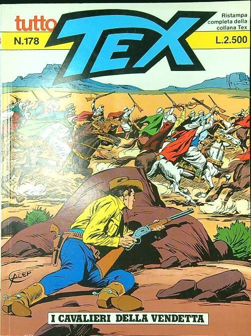 Tutto Tex n. 178/1994: I cavalieri della vendetta - Gianluigi Bonelli - copertina