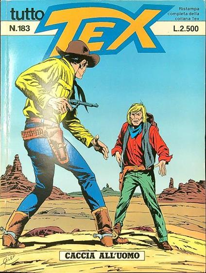 Tutto Tex n. 183/1994: Caccia all'uomo - copertina