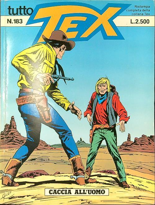 Tutto Tex n. 183/1994: Caccia all'uomo - copertina