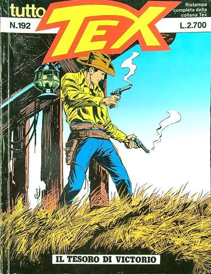 Tutto Tex n. 192/1995: Il tesoro di Victorio - Gianluigi Bonelli - copertina