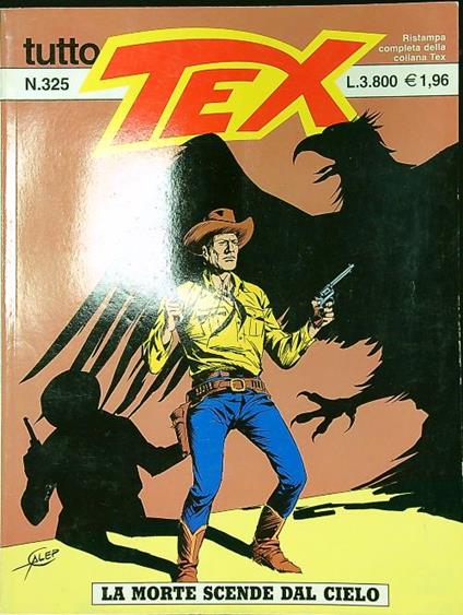 Tutto Tex n. 325/2000: La morte scende dal cielo - copertina