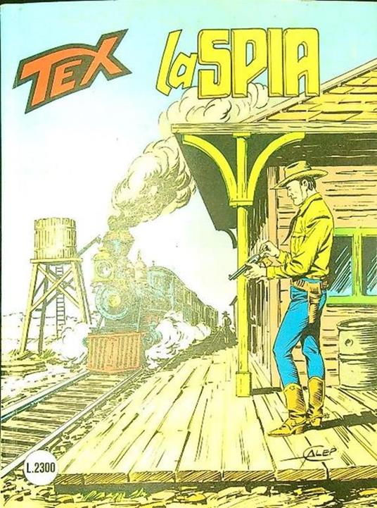 Tex n. 371/settembre 1991: La spia - Gianluigi Bonelli - copertina