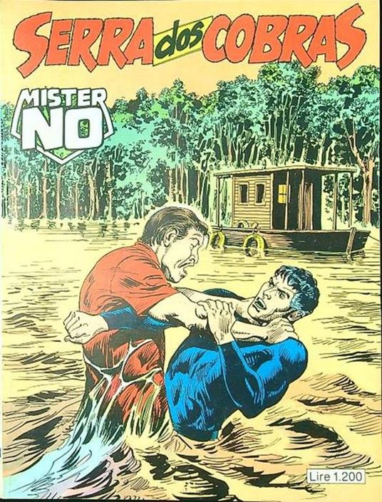 Mister No n. 128/gennaio 1986: Sierra dos Cobras - copertina