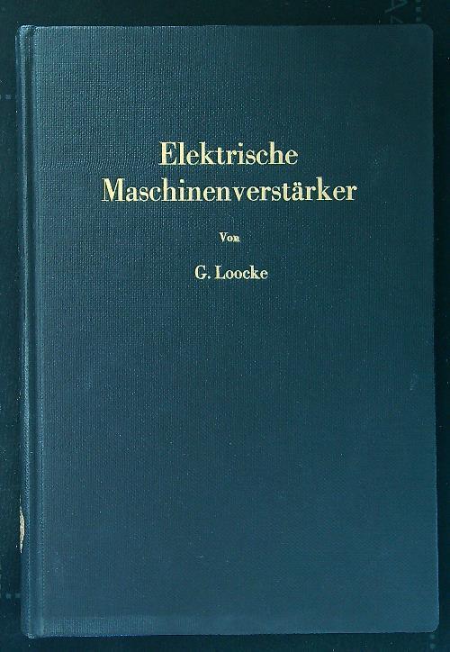 Elektrische Maschinenverstarker - copertina