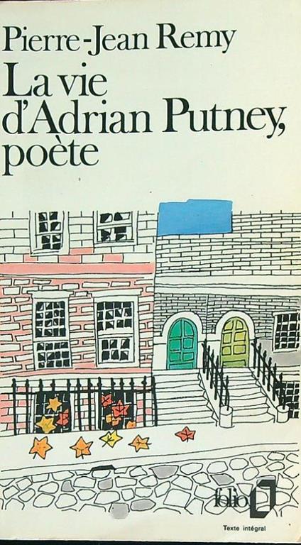 La Vie D'Adrien Putney, Poete - Pierre-Jean Remy - copertina