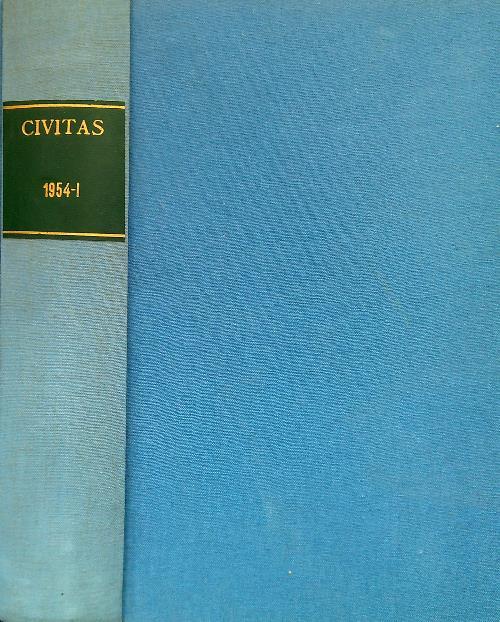 Civitas 1954-I / Anno V dal N. 1 al n. 6