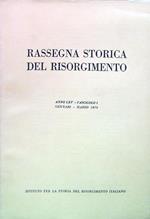Rassegna storica del Risorgimento - Anno LXV Fasc. I Gennaio Marzo 1978