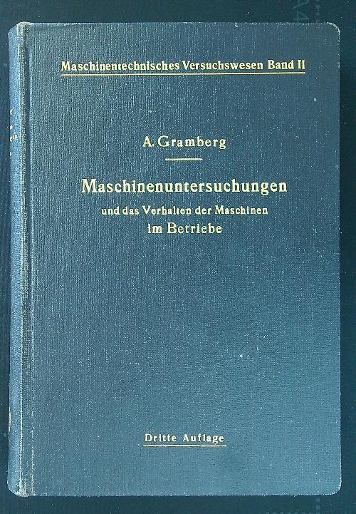 Maschinenuntersuchungen