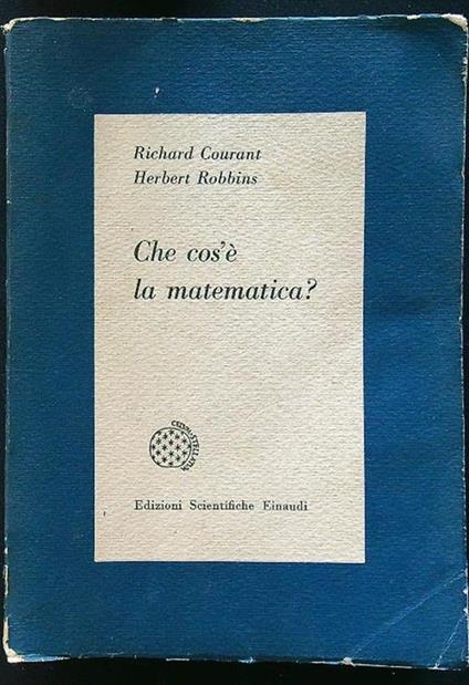 Che cos'è la matematica? - copertina