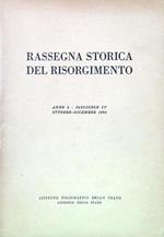 Rassegna storica del Risorgimento - Anno L Fasc. IV Ottobre Dicembre 1963