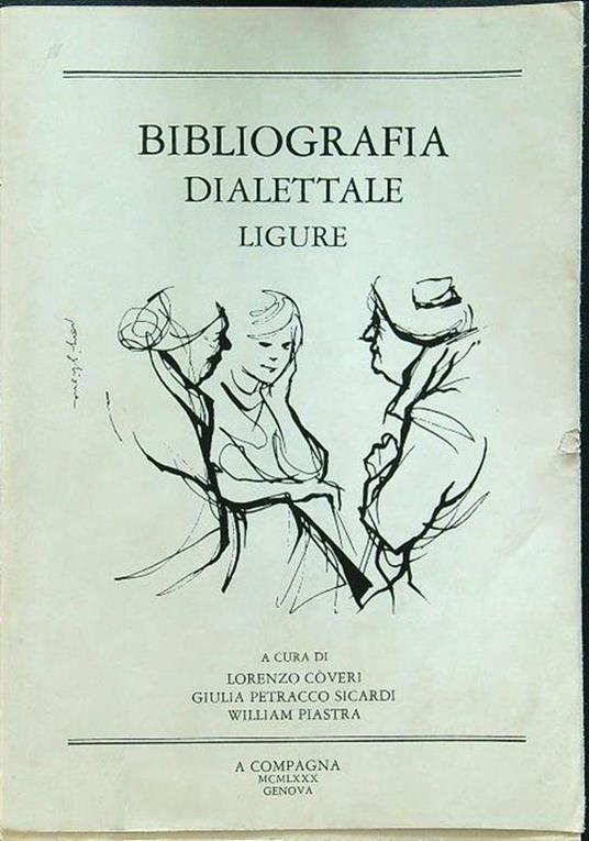 Bibliografia dialettale ligure - copertina