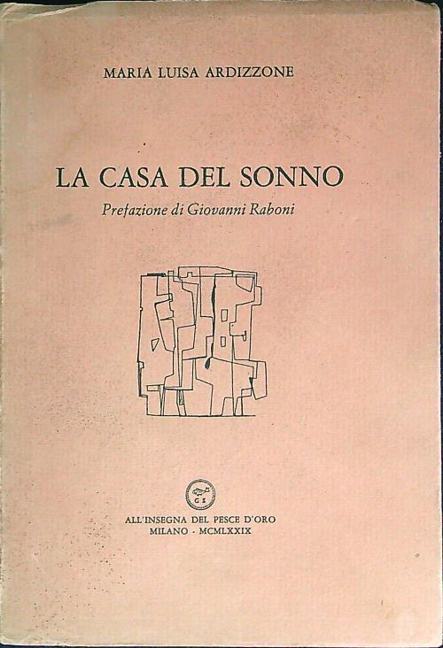 La casa del sonno - Mario Ardizzone - copertina