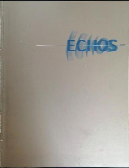 Echos. One - copertina