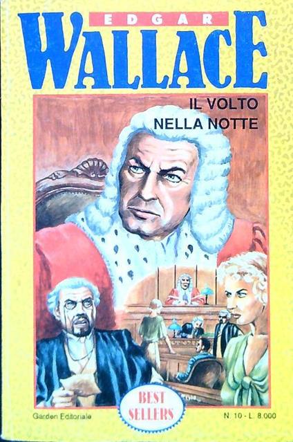 Il volto nella notte - Edgar Wallace - copertina