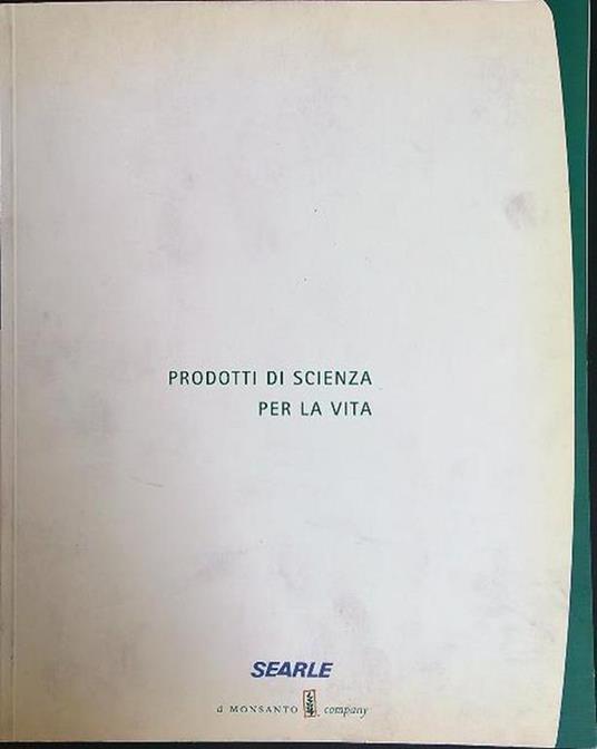 Prodotti di scienza per la vita - copertina