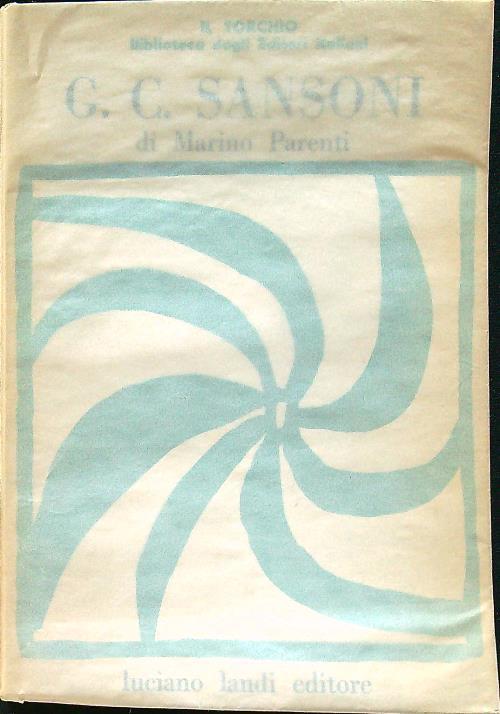 G. C. Sansoni - Marino Parenti - copertina