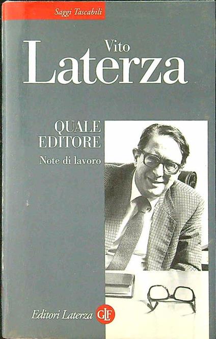 Quale editore - Vito Laterza - copertina