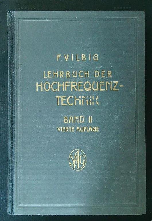 Lehrbuch der Hochfrequenztechnik band II - copertina