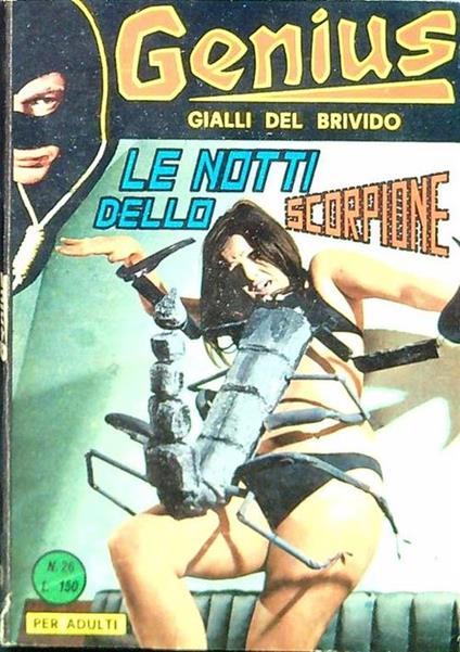 Genius N. 26 - Le notti dello scorpione - copertina