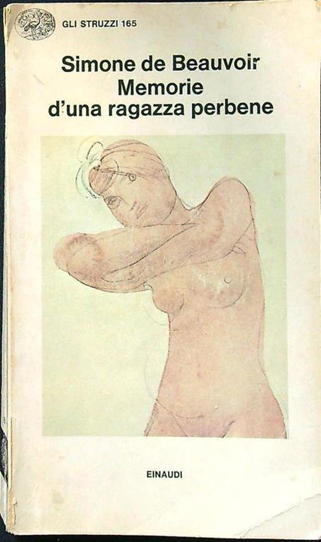 Memorie d'una ragazza perbene - Simone de Beauvoir - copertina
