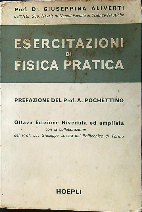 Esercitazioni di fisica pratica