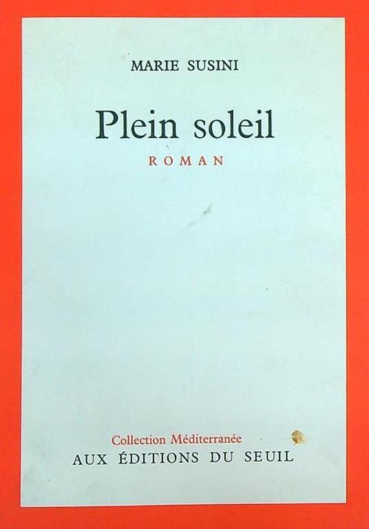 Plein soleil - copertina