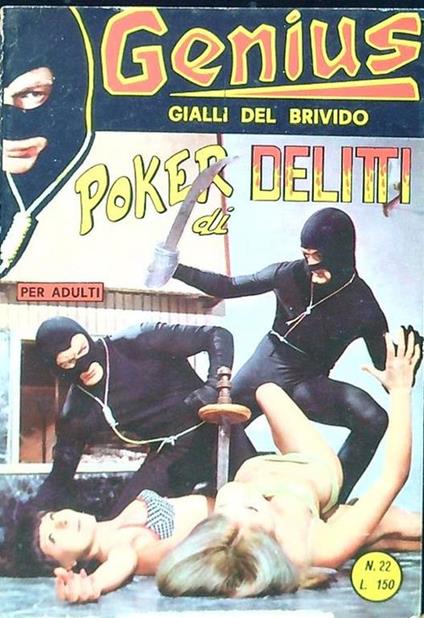 Genius N. 22 - Poker di delitti - copertina