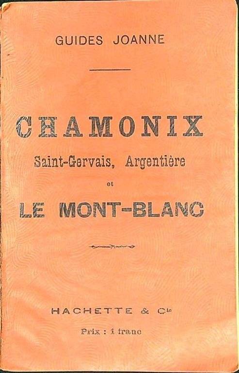Chamonix et le Mont Blanc - copertina