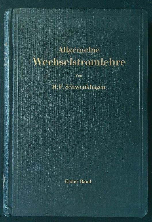 Allgemeine Wechselstromlehre - copertina