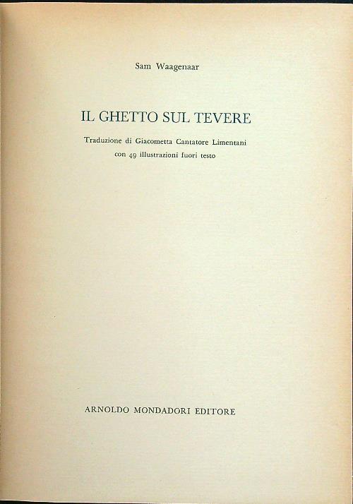 Il ghetto sul Tevere