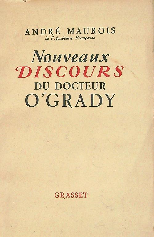 Nouveaux discours du docteur òGrady