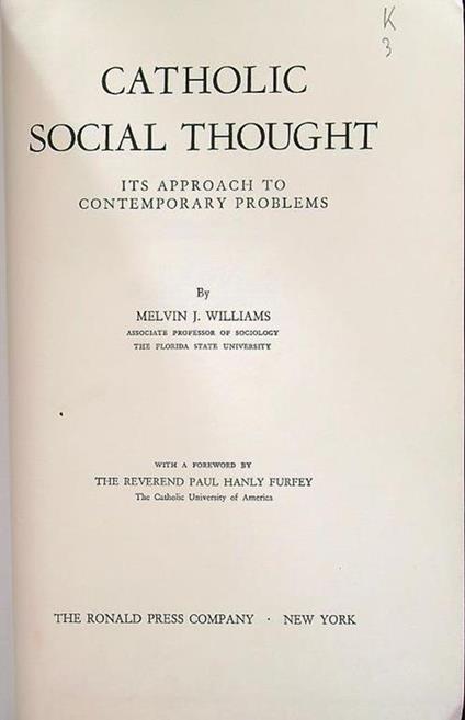 catholic social thought - copertina