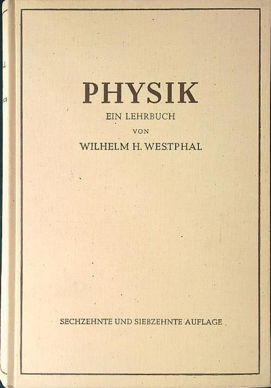 Physik - copertina